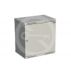 Rozvádzač nástenný SENSA 12U 400mm, dvere plech, RAL 7035, SENSA-12U-64-11-G (83000084L)