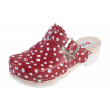 Dreváky BUXA Dámske Dreváky Na Gumenej Podrážke SuperKomfort FPU20 - Bodkované Veľkosť: 36 [23,3 cm]
