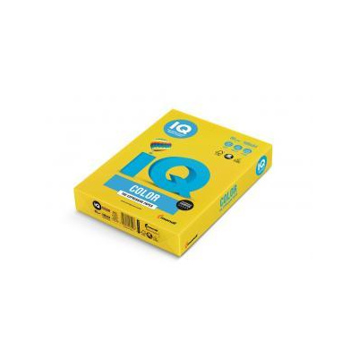 Farebný papier IQ color intenzívne žltý IG50, A4 160g