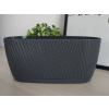 FORMplastic Truhlík MIKA s podmiskou 27cm antracit