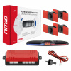 AMiO Sada parkovacích senzorov, cúvacie senzory max led, 4 senzory čierne vnútorné 16,5 mm amio-02291
