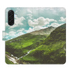 Flip pouzdro iSaprio - Samsung Galaxy A17 / A17 5G - Mountain Valley s kapsičkami na karty (Flipové knížkové pouzdro, obal, kryt iSaprio s přihrádkami na karty a motivem)
