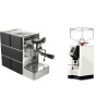 Stone Espresso Mine Black + Eureka Mignon Perfetto, CR white