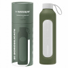 Motivačná sklenená fľaša na vodu 1l Wessper B1 BOROSILICATE Olive