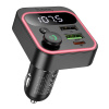 Hoco Car Transmitter Bluetooth Fm 2 X USB A + Type C Pd Qc3.0 20W E85 Black