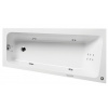 Santech asymterická masážna vaňa 150x80 cm,body 300+ZADARMO automat.dohrev vody,Pravá B300VIK150P