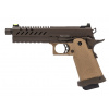 Vorsk Airsoftová pištoľ Hi-Capa 5.1, GBB - bronzová/TAN
