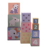 Kocky pre deti Jouéco The Wildies Family stohovacie kocky 10ks (8711866801008)