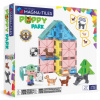 Magna Tiles Magna-Tiles Magnetická stavebnica Puppy Park 27 dielov
