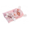Llorens New Born dievčatko 73860 - realistické bábätko 40 cm