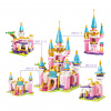 Qman Princess Leah 2613 Zámok komplet 4 ks Qman