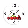 Moderné hodiny do kuchyne Ovocie