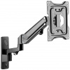 Digitus DA-90428 1násobné držák na zeď pro monitor 43,2 cm (17) - 114,3 cm (45) černá odnímatelný, otočný, nastavitelná výška, naklápěcí, Sklopný plus otočný,