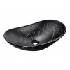 COMAD - Umývadlo na dosku LENA, čierna mat 5907611655306