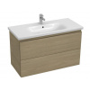 Jika Miou skrinka pod umývadlo 100x45 cm,2 zásuvky,Jaseň H40J7174013421