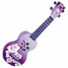 Mahalo Soprano Ukulele Hibiscus Purple Burst