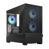 FRACTAL DESIGN skříň Pop Mini Air RGB Black TG Clear Tint, 2x USB 3.0, bez zdroje, mATX FD-C-POR1M-06