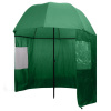 Rybársky dáždnik, zelený, 300x240 cm-ForU-91028
