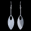 Silver.ag Náušnice strieborné, motýlie krídla E1276