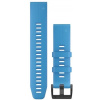 Remienok Garmin QuickFit 22 mm, silikónový, svetlomodrý, čierna pracka 010-12740-03
