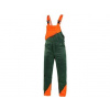 Canis CXS kalhoty LESNÍK s laclem proti pořezu pánské zeleno oranžové