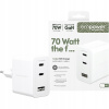 Nabíjačka 70W 2x USB-C USB-A empower by PanzerGlass GaN výkonná malá