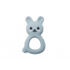 Martons hryzátko z potravinárského silikónu BUNNY, Light blue 2ks