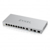 Zyxel XGS1210-12-ZZ0102F sieťový prepínač Riadený Gigabit Ethernet (10/100/1000) Šedá (XGS1210-12-ZZ0102F)