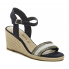 Tamaris 1-28329-42 navy dámske sandále na kline EUR 38