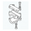 Držiak rúrky Oleo-Mac 735, 740, Sparta 25 originál 074000183R