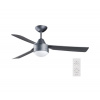 BAYSIDE | BAYSIDE 531017 - Stropný ventilátor MEGARA 2xE14/15W/230V antracit + DO | FAN00244