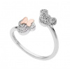 Disney Slušivý strieborný prsteň Mickey Mouse RS00008WZWL.CS