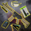 Specna Arms STARTER PACK set SA M4 Carbine M-LOK (SA-F03 FLEX™ Gen2) - Čierna / piesková