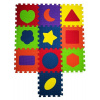 COSING Penová podložka puzzle Tvary - 10 ks