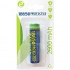 Gembird Lithium-ion 18650 battery, protected, 2600 mAh EG-BA-18650/2600