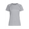 Tričko STEDMAN Active Team Raglan, Silver Grey sivá, L