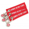 Prívesok na kľúče mini REMOVE BEFORE FLIGHT 3 kusy