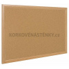 Korková nástenka drevený rám Exclusive 240 x 120 cm