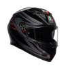AGV K3 ECE 22.06 SYTH BLACK/RED vel. S