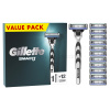 Gillette Mach3 + 12 ks hlavic 1 holiaci strojček + 12 náhradných hlavíc