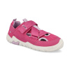 Barefoot dětské sandály Superfit - Trace Pink růžové