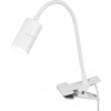 Lampa Strend Pro, stolná, s klipsou na uchytenie, Alu, biela, 41 cm