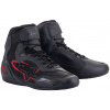 Topánky FASTER-3 RIDEKNIT, ALPINESTARS (čierna/tmavo sivá/červená, vel. 38)