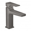 Hansgrohe Metropol - Umývadlová batéria 110 s odtokovou súpravou Push-Open, kartáčovaný čierny chróm 32507340