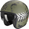 SCORPION prilba BELFAST EVO Nevada matt green/silver - M