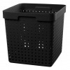 Plastový košík SEOUL 6026 organizér 30 x 30 x 30 cm čierna NHG 15-6026-ce