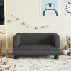 vidaXL Detská pohovka čierna 60x40x30 cm umelá koža - Čierna - 160124-172898