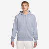 Nike Sportswear Club Fleece Men's Full-Zip Hoodie Ghost S