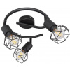 Globo 54802S-3 prisadené stropné svietidlo Xara 3x40W | E14 - čierna