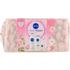Nivea Rose SG 250 ml, Telové mlieko 400 ml, Guľôčkový antiperspirant 50 ml a Labello 4,8 g Darčeková taška